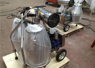 İki Kepçe Mobil Süt Sağım Makinası, Vakum Pompası Süt Sağım Ekipmanları