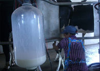 Sıcak Galvanizli Süt Sağım Çiftliği Sağnak Sağır Süt Sağım Salonu, Splash Guard&amp;#39;lı