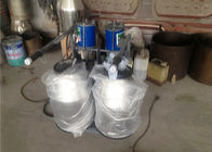 Pistonlu Çift Kepçe Mobil Süt Sağım Makinası 1440 Rpm / Dak
